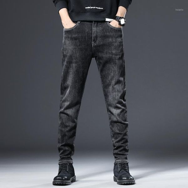 men's jeans for men slim fit pants classic 2021 male denim designer trousers casual loose straight elasticity, Blue
men's jeans for men slim fit pants classic 2021 male denim designer trousers casual loose straight elasticity, Blue
