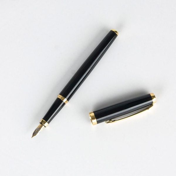 black 0.5mm extra fine nib fountain pen for finance metal ink pens office school supplies
black 0.5mm extra fine nib fountain pen for finance metal ink pens office school supplies
