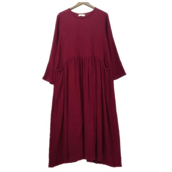 plus size dresses 2021 autumn winter women casual loose long sleeve dress cotton linen solid maxi vestidos l-5xl 6xl, Black
plus size dresses 2021 autumn winter women casual loose long sleeve dress cotton linen solid maxi vestidos l-5xl 6xl, Black