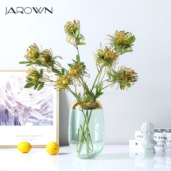 decorative flowers & wreaths jarown artificial leucospermum branch fake flower 3head pin cushion plastic wedding decoration home garden deco
decorative flowers & wreaths jarown artificial leucospermum branch fake flower 3head pin cushion plastic wedding decoration home garden deco