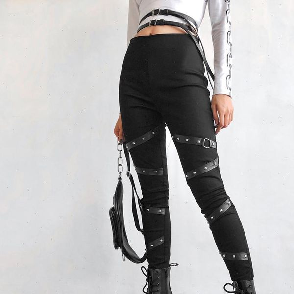 women pants solid gothic punkt casual loose elastic trousers harajuku pockets rivet full pantalones de mujer pantalon femme, Black;white
women pants solid gothic punkt casual loose elastic trousers harajuku pockets rivet full pantalones de mujer pantalon femme, Black;white