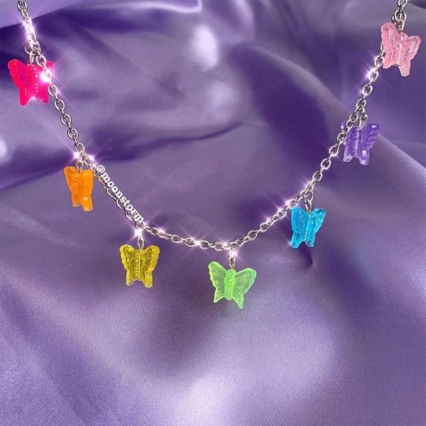 pendant necklaces y2k jewelry candy color butterfly necklace for women resin animal cartoon fashion harajuku charms 90s aesthetic gifts, Silver
pendant necklaces y2k jewelry candy color butterfly necklace for women resin animal cartoon fashion harajuku charms 90s aesthetic gifts, Silver
