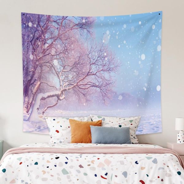 tapestries laeacco winter snow landscape tapestry snowfield mountain forest printing wall hangings home living room bedroom decor polyester
tapestries laeacco winter snow landscape tapestry snowfield mountain forest printing wall hangings home living room bedroom decor polyester