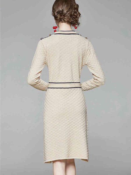 casual dresses new fashion autumn runway sweater dress designers women's long sleeve buttons decoration knitting vestidos 7b5k, Black;gray
casual dresses new fashion autumn runway sweater dress designers women's long sleeve buttons decoration knitting vestidos 7b5k, Black;gray