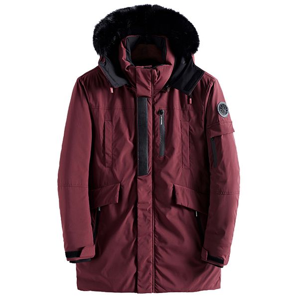 down Sending drop skin collar winter wram parka green male fashion loose men's jacket long axp154 jackets, Black
down Sending drop skin collar winter wram parka green male fashion loose men's jacket long axp154 jackets, Black