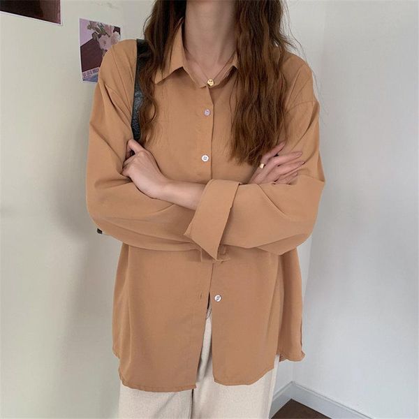 women's blouses & shirts hzirip korean irregular arrival fashion solid minimalist 2021 office lady loose all match ol brief clothe, White
women's blouses & shirts hzirip korean irregular arrival fashion solid minimalist 2021 office lady loose all match ol brief clothe, White