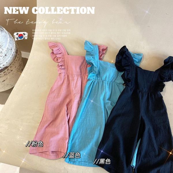 jumpsuits 2021 style girls ruffles overall cotton soft summer kids pants 1-6 years, Blue
jumpsuits 2021 style girls ruffles overall cotton soft summer kids pants 1-6 years, Blue