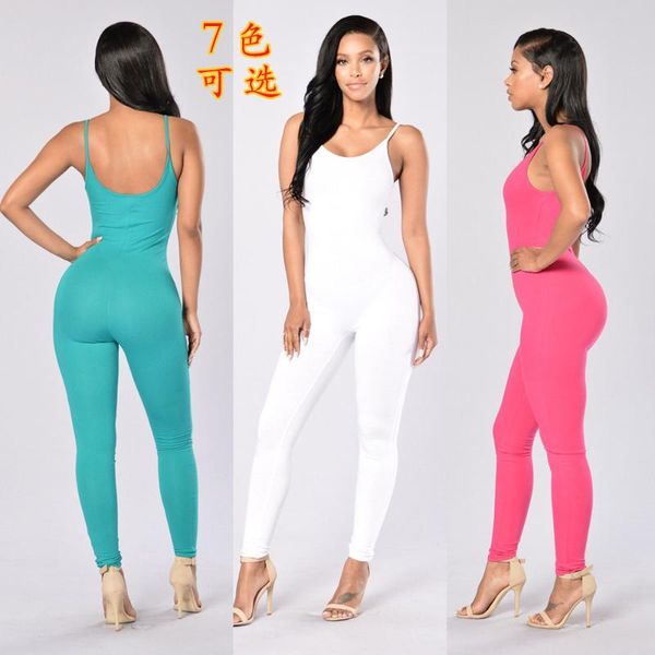 women's jumpsuits & rompers tight backless strap jumpsuit casual fashion breathable sports hip solid color, Black;white
women's jumpsuits & rompers tight backless strap jumpsuit casual fashion breathable sports hip solid color, Black;white