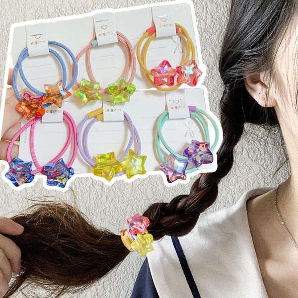 hair accessories 2pcs/lot colorful pentagram children's ornament elastic rubber band sweet princess girl ponytail headdress, Slivery;white
hair accessories 2pcs/lot colorful pentagram children's ornament elastic rubber band sweet princess girl ponytail headdress, Slivery;white