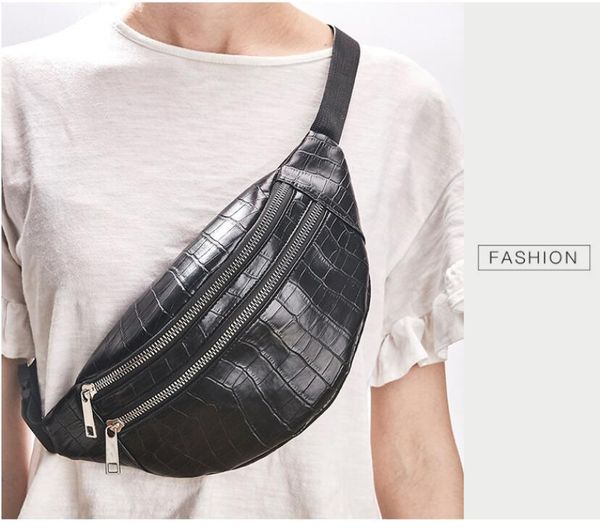 waist bag chest pu waterproof pack messenger shoulder bags
