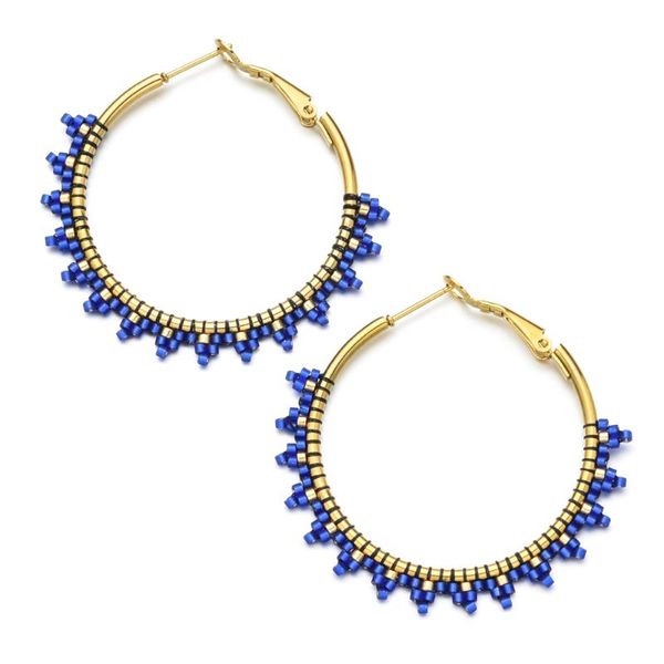 dangle & chandelier zmzy sunflower handmade stainless steel hoop earrings for women miyuki earring jewelry boho design pendientes friends gi, Silver
dangle & chandelier zmzy sunflower handmade stainless steel hoop earrings for women miyuki earring jewelry boho design pendientes friends gi, Silver