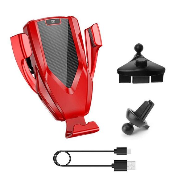 cell phone mounts & holders car qi fast wireless charger air vent + mount automatic clamping holder stand for xr xs max 10w
cell phone mounts & holders car qi fast wireless charger air vent + mount automatic clamping holder stand for xr xs max 10w