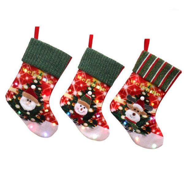 christmas decorations led glowing stocking snowman illuminated large socks children's gifts woollen nonwoven fabric candy bag
christmas decorations led glowing stocking snowman illuminated large socks children's gifts woollen nonwoven fabric candy bag