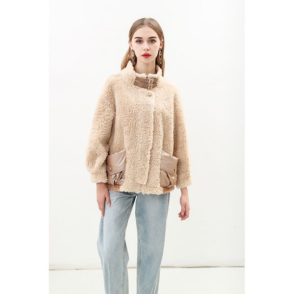 wool two-color women s fur coat, high-quality stand-up collar, retro comfort, fashion, travel and commute, Black
wool two-color women s fur coat, high-quality stand-up collar, retro comfort, fashion, travel and commute, Black