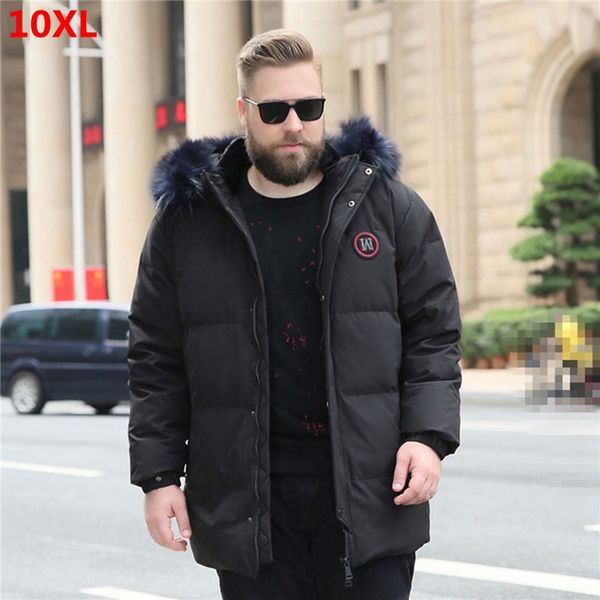 winter men's big fur collar white duck down jacket for 160kg long section plus size 10xl 9xl 8xl 6xl 7xl 5xl, Black
winter men's big fur collar white duck down jacket for 160kg long section plus size 10xl 9xl 8xl 6xl 7xl 5xl, Black