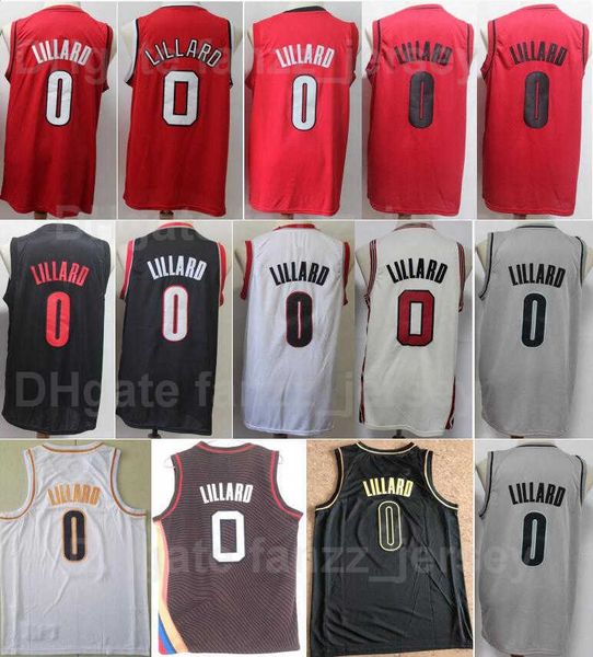 men damian lillard basketball jersey 0 all stitched team color red white black grey brown for sport fans shirt breathable pure cotton excell, Black;red
men damian lillard basketball jersey 0 all stitched team color red white black grey brown for sport fans shirt breathable pure cotton excell, Black;red