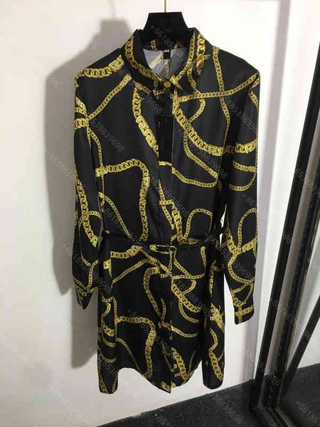 women dresses shirt summer party designer dress printed shirts long sleeve clothing skirt sweet apparel pin belt embellishment womens clothe, Black;gray
women dresses shirt summer party designer dress printed shirts long sleeve clothing skirt sweet apparel pin belt embellishment womens clothe, Black;gray