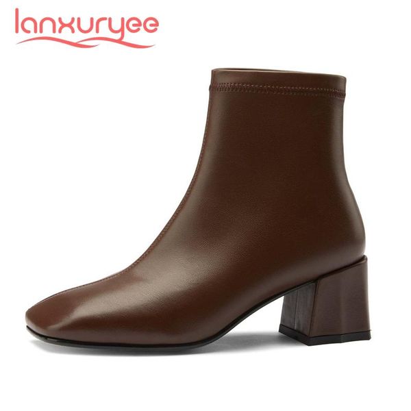 boots lanxuryee stretch microfiber three colors square toe thick high heel slip on beauty lady dating handmade ankle l35, Black
boots lanxuryee stretch microfiber three colors square toe thick high heel slip on beauty lady dating handmade ankle l35, Black
