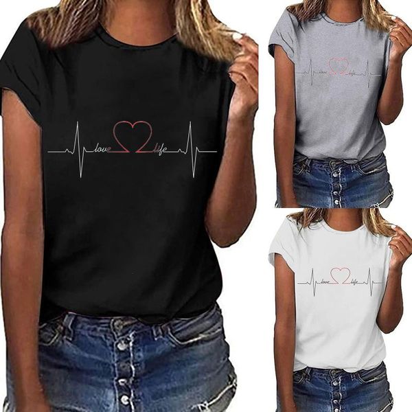 women's t-shirt t-shirts women 90s clothing casual ladies fashion clothes graphic tshirt heart lady print female tee oversized tees, White
women's t-shirt t-shirts women 90s clothing casual ladies fashion clothes graphic tshirt heart lady print female tee oversized tees, White