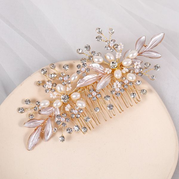 new arrival handmade wired rhinestone crystals flower leaf long wedding hair comb bridal headband hair accessories women jewelrydio chan con, Golden;white
new arrival handmade wired rhinestone crystals flower leaf long wedding hair comb bridal headband hair accessories women jewelrydio chan con, Golden;white