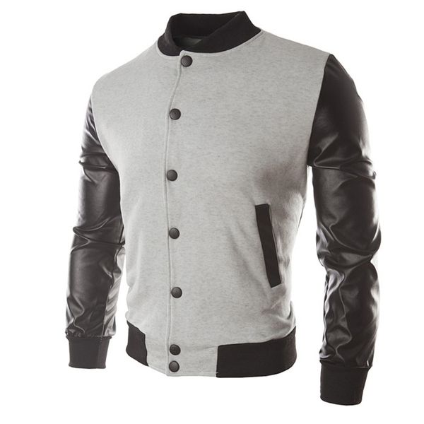 men boy baseball jacket fashion design wine red s slim fit college varsity brand stylish veste homme 211214, Black;brown
men boy baseball jacket fashion design wine red s slim fit college varsity brand stylish veste homme 211214, Black;brown