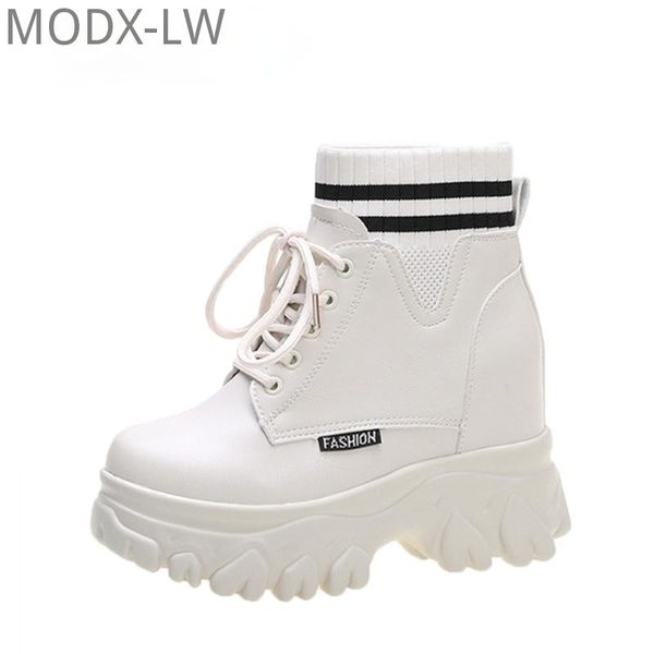 winter plush ankle boots women's high platform chunky sneakers 9cm wedges autumn leather motorcycle warm fur combat boot, Black
winter plush ankle boots women's high platform chunky sneakers 9cm wedges autumn leather motorcycle warm fur combat boot, Black