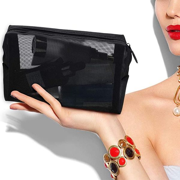 storage bags 5 pieces mesh makeup bag portable cosmetic black pouch breathable travel toiletry for home
storage bags 5 pieces mesh makeup bag portable cosmetic black pouch breathable travel toiletry for home