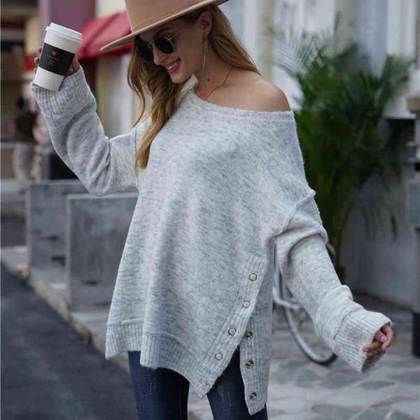 wet female autumn basic woman's warm soft knit-the-neck solid-color side divided sweater, White;black
wet female autumn basic woman's warm soft knit-the-neck solid-color side divided sweater, White;black