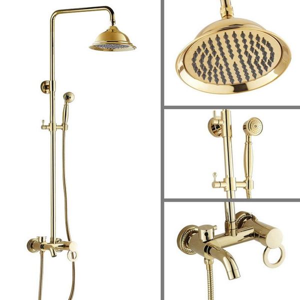 shower faucets gold brass bathroom mixer tap faucet set rain head round wall mounted bathtub agf403 sets
shower faucets gold brass bathroom mixer tap faucet set rain head round wall mounted bathtub agf403 sets
