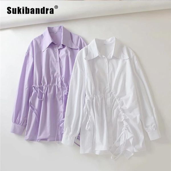 sukibandra autumn long sleeve lace up women shirt dress fall elegant white purple female ladies ruched dresses office wear casual, Black;gray
sukibandra autumn long sleeve lace up women shirt dress fall elegant white purple female ladies ruched dresses office wear casual, Black;gray