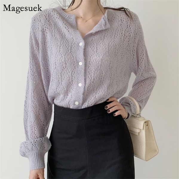 knitted cardigan hollow out blouses women casual lantern long sleeve shirts solid elegant blusa feminina 9824 210518, White
knitted cardigan hollow out blouses women casual lantern long sleeve shirts solid elegant blusa feminina 9824 210518, White