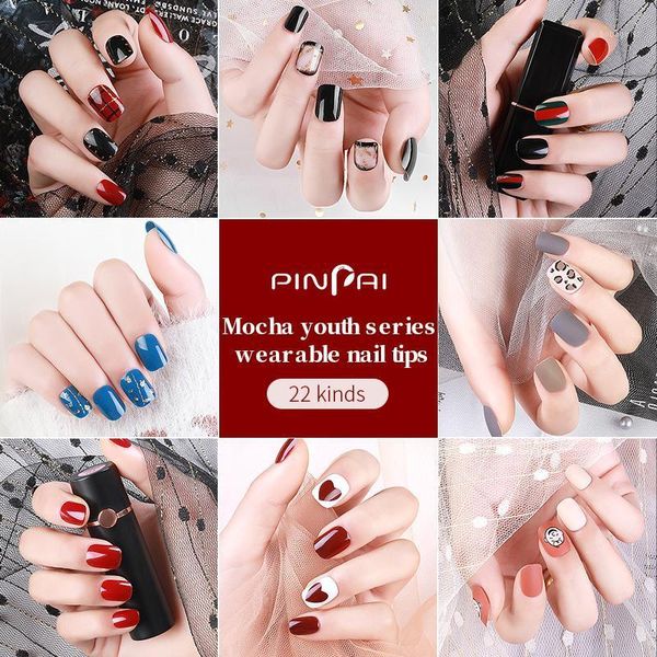 24pcs detachable false nail artificial tips full cover for decorated short press on nails art fake extension adhesive f6741, Red;gold
24pcs detachable false nail artificial tips full cover for decorated short press on nails art fake extension adhesive f6741, Red;gold