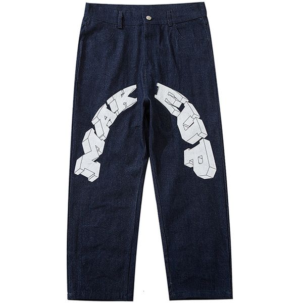 men's jeans aolamegs denies casual pants harajuku hip hop college-style streetwear jeans, Blue
men's jeans aolamegs denies casual pants harajuku hip hop college-style streetwear jeans, Blue