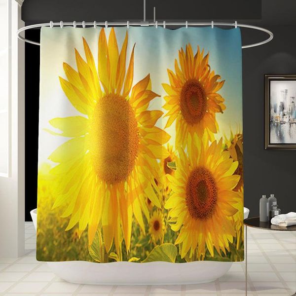 sinflowers shower curtains bath products bathroom decor with hooks waterproof (180*180cm)
sinflowers shower curtains bath products bathroom decor with hooks waterproof (180*180cm)
