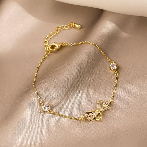 fashion adjustable crystal bow bracelet for women jewelry gift mujer pulseras charm bracelets, Golden;silver
fashion adjustable crystal bow bracelet for women jewelry gift mujer pulseras charm bracelets, Golden;silver