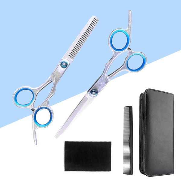 hair scissors 5pcs hairdressing supplies cutters comb cloth set thinning kit salon tools (random color) 
hair scissors 5pcs hairdressing supplies cutters comb cloth set thinning kit salon tools (random color)
