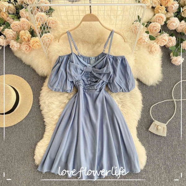 loveflowerlife summer elegant female bow puff sleeve party dress women v-neck spaghetti strap off shoulder mini dress 210521, Black;gray
loveflowerlife summer elegant female bow puff sleeve party dress women v-neck spaghetti strap off shoulder mini dress 210521, Black;gray
