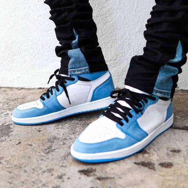 with box 1 high og university blue mens boots shoes womens unc leather white back 1s men women trainers sports sneakers, Black
with box 1 high og university blue mens boots shoes womens unc leather white back 1s men women trainers sports sneakers, Black
