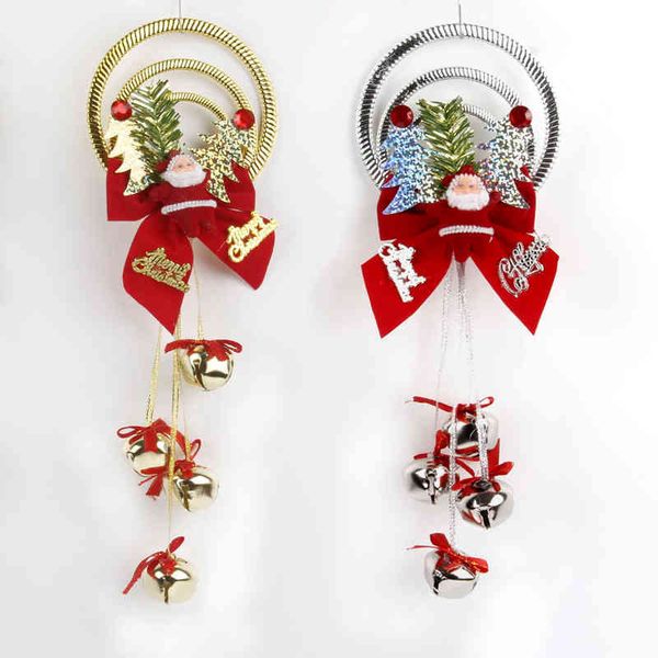 decoration accessories plastic electroplating three ring iron cross bell string christmas tree pendant
decoration accessories plastic electroplating three ring iron cross bell string christmas tree pendant