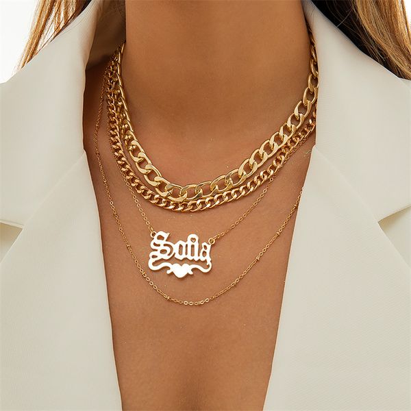 yamog geometric heart letters pendant necklaces women multi layer alloy thick thin clavicle chains europe female vacation suit dress neck je, Silver
yamog geometric heart letters pendant necklaces women multi layer alloy thick thin clavicle chains europe female vacation suit dress neck je, Silver