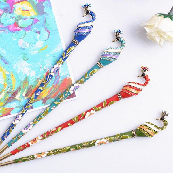 fashion classic chinese hair sticks enamel painting flower leaves red rhinestone for women 15.4 x 1.6cm, 1 pc accessories
fashion classic chinese hair sticks enamel painting flower leaves red rhinestone for women 15.4 x 1.6cm, 1 pc accessories