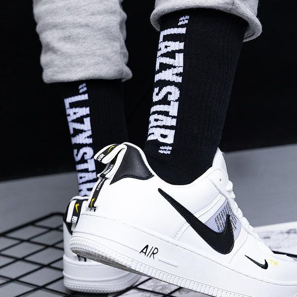 men's socks mens comfortable elastic breathable trend spring and autumn thickening high tide basketball, Black
men's socks mens comfortable elastic breathable trend spring and autumn thickening high tide basketball, Black