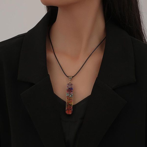 pendant necklaces minar unusual multicolor clear crystal stone geometric necklace for women girls black rope chain accessories, Silver
pendant necklaces minar unusual multicolor clear crystal stone geometric necklace for women girls black rope chain accessories, Silver