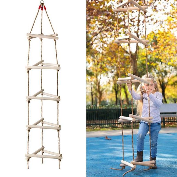 cords, slings and webbing climbing rope ladder swing triangle wooden 5 steps garden toy outdoor sports facilities for children
cords, slings and webbing climbing rope ladder swing triangle wooden 5 steps garden toy outdoor sports facilities for children