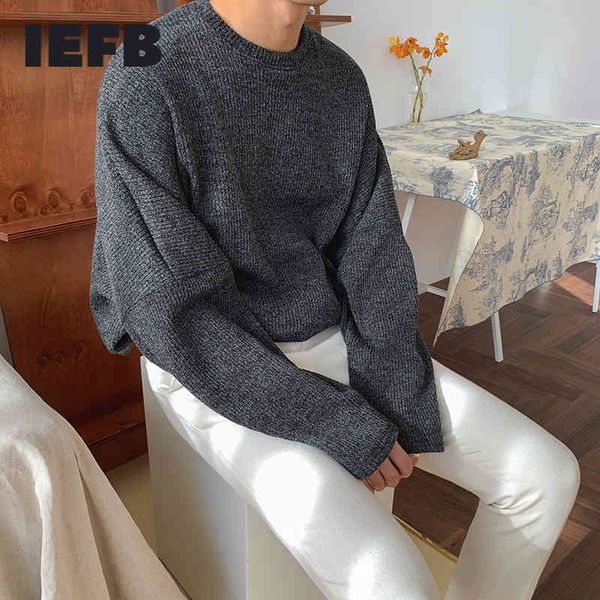 iefb autumn winter crew neck sweater men's loose warm kintwear korean fashion pullover bottoming clothes for male 9y4570 210524, White;black
iefb autumn winter crew neck sweater men's loose warm kintwear korean fashion pullover bottoming clothes for male 9y4570 210524, White;black