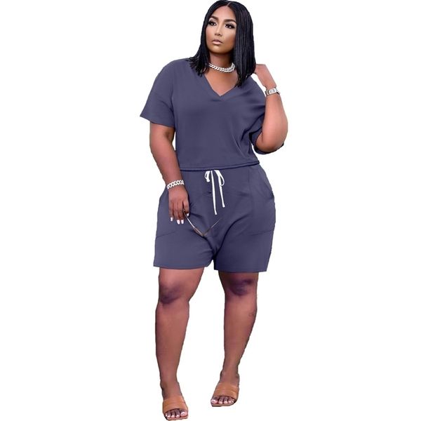 solid color sport set women 2 pieces outfits short sleeve loose t-shirt and lace high waist biker shorts casual home wear 210525, White
solid color sport set women 2 pieces outfits short sleeve loose t-shirt and lace high waist biker shorts casual home wear 210525, White