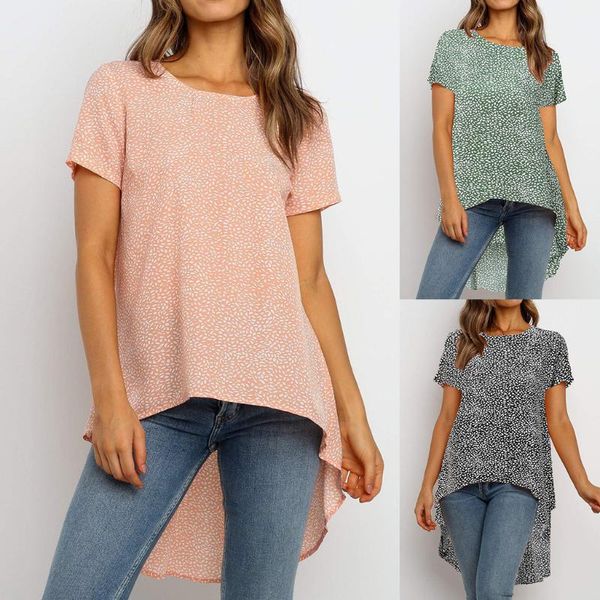 plus size fashion print blouse shirt irregular casual summer ladies loose o-neck female women short sleeve blusas women's blouses &, White
plus size fashion print blouse shirt irregular casual summer ladies loose o-neck female women short sleeve blusas women's blouses &, White