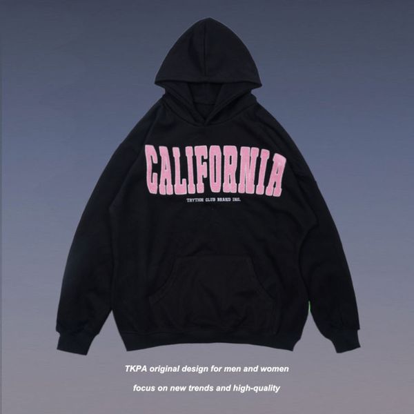 Tkpa American West Coast simple leisure men's and women's lovers' loose shoulder sports Hoodie Top, Black
Tkpa American West Coast simple leisure men's and women's lovers' loose shoulder sports Hoodie Top, Black