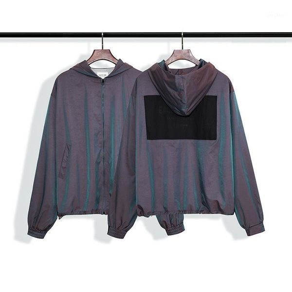 gaojiechao brand feel of god season 6 main line laser gradual change cloth double zipper jacket windbreaker men's jackets, Black;brown
gaojiechao brand feel of god season 6 main line laser gradual change cloth double zipper jacket windbreaker men's jackets, Black;brown
