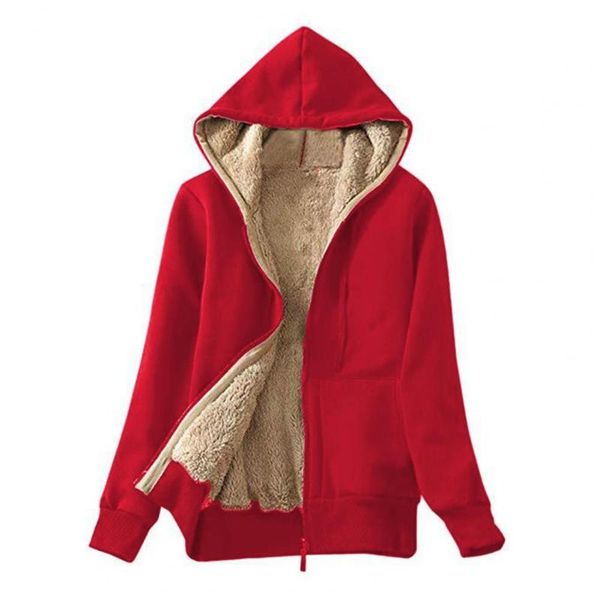 women's vests women hoodie hooded warm pockets solid color zipper drawstring autumn thickened plush coat jacket, Black;white
women's vests women hoodie hooded warm pockets solid color zipper drawstring autumn thickened plush coat jacket, Black;white